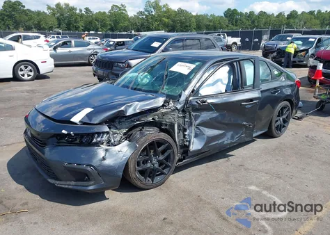 2024 Honda Civic Sport из США, поврежденный, VIN 2HGFE2F54RH527768